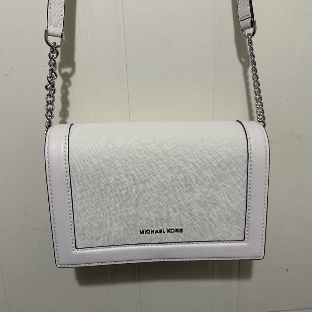 Michael Kors White Crossbody Bag
